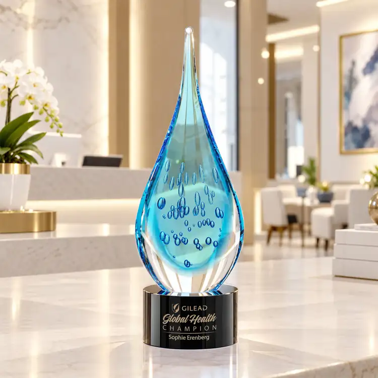 Matrix Award on Coloured Marvel Base - Deep Etch and Print #10