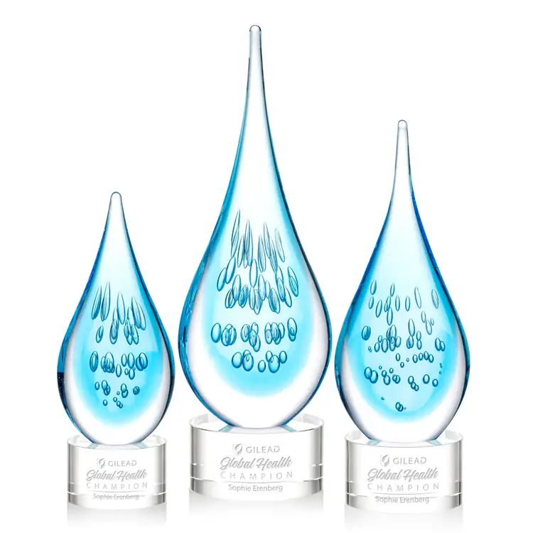 Matrix Award on Clear Marvel Base - Deep Etch