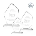 Trophée Mercer en cristal Starfire - Gravure