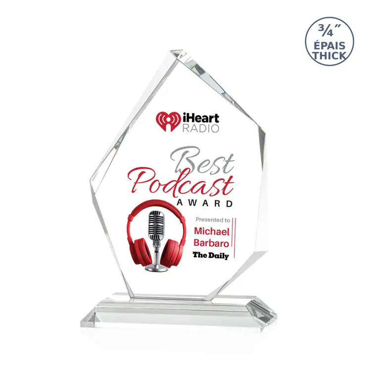 Mercer Starfire Crystal Award - Multicolor #2