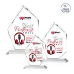 Trophée Mercer en cristal Starfire - Multicolore