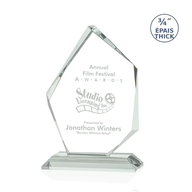 Mercer Jade Glass Award - Deep Etch #2