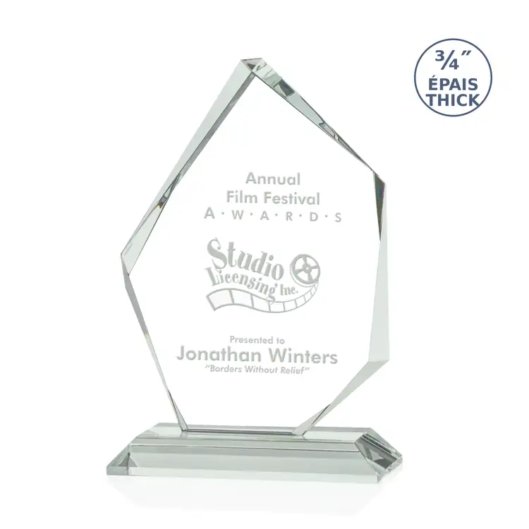 Mercer Jade Glass Award - Deep Etch #3