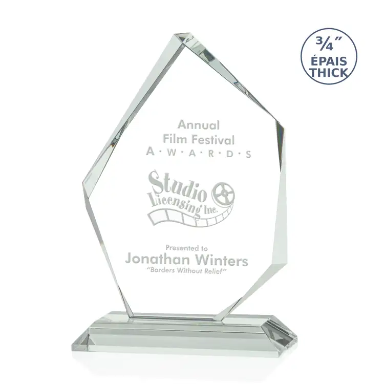 Mercer Jade Glass Award - Deep Etch #4