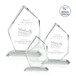 Trophée Mercer en verre jade - Gravure