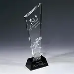 Trophée Meteor Shower R.S. Owens en cristal optique à étoiles givrées