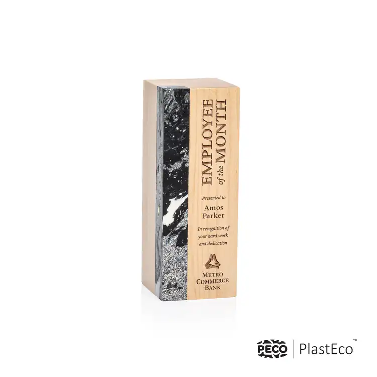 Midori PlastEco Wood Award - Charcoal - Laser Engraved #2