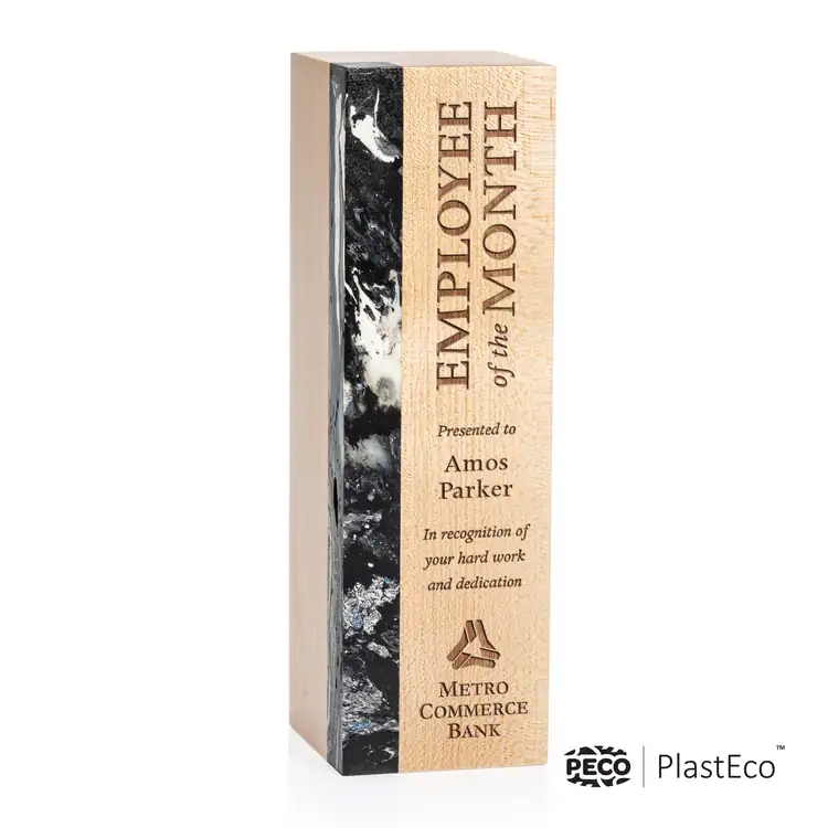 Midori PlastEco Wood Award - Charcoal - Laser Engraved #4