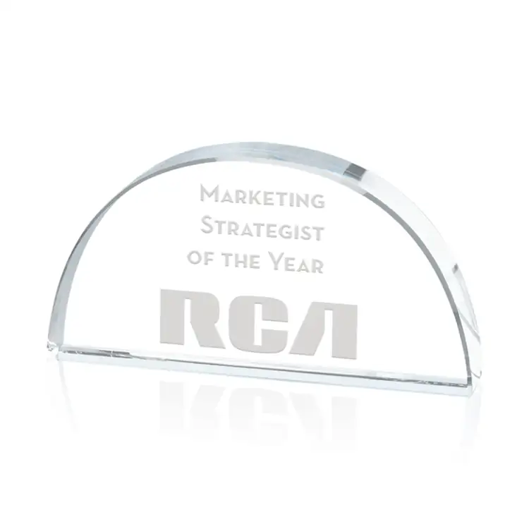 Montrose Semicircular Optical Crystal Award #2