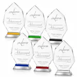 Trophée Nebraska en aluminium et cristal Starfire - Gravure