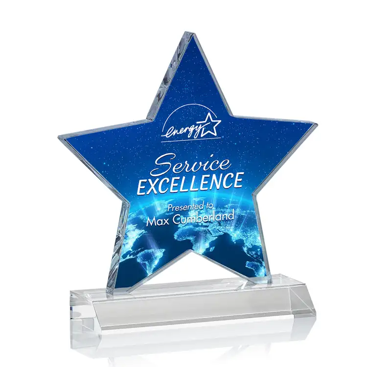 Nelson Acrylic Award - Star - Multicolor #2