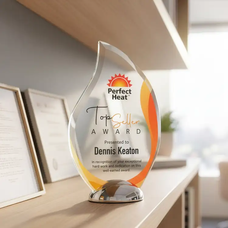 Neskita Flame Crystal Award - Multicolor #6