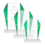 Trophée Newbury en cristal Starfire - Gravure