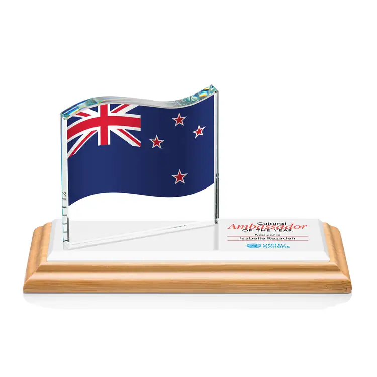 Northam Flag Starfire Crystal Award - Multicolor #11