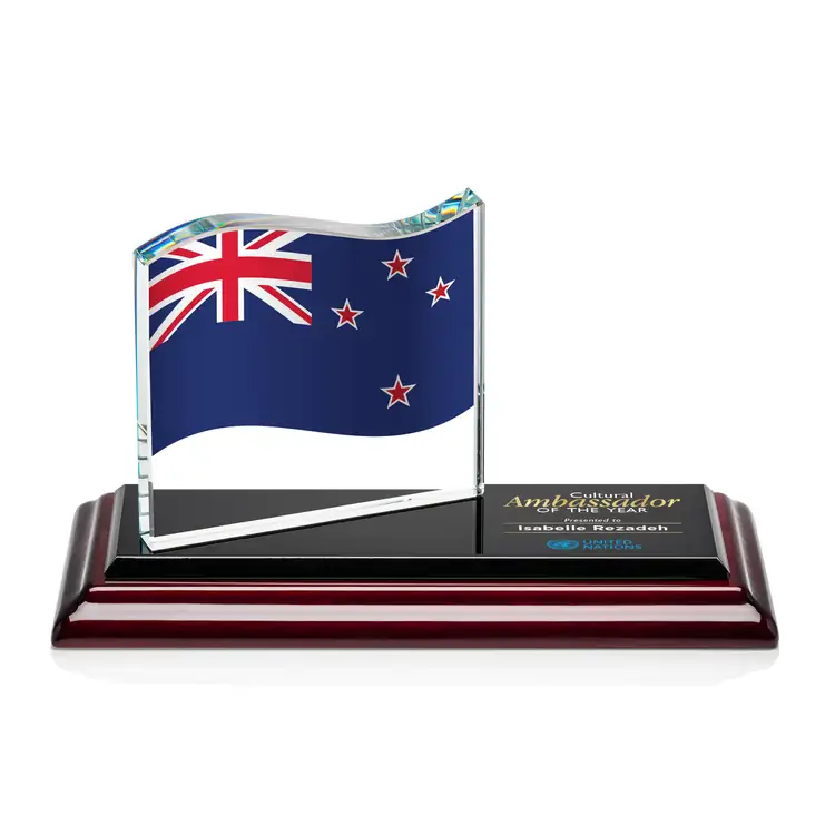 Northam Flag Starfire Crystal Award - Multicolor #12