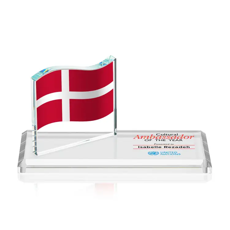 Northam Flag Starfire Crystal Award - Multicolor #2