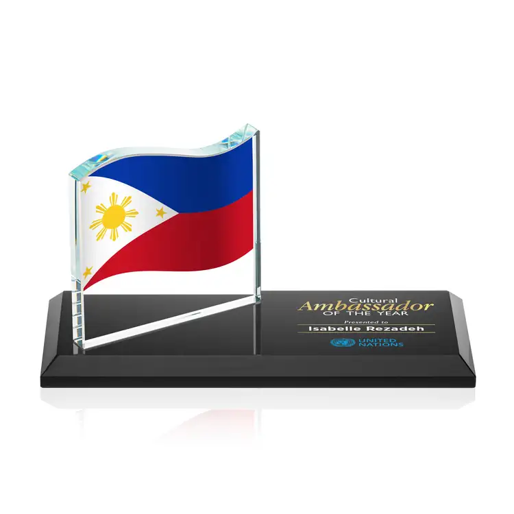 Northam Flag Starfire Crystal Award - Multicolor #3