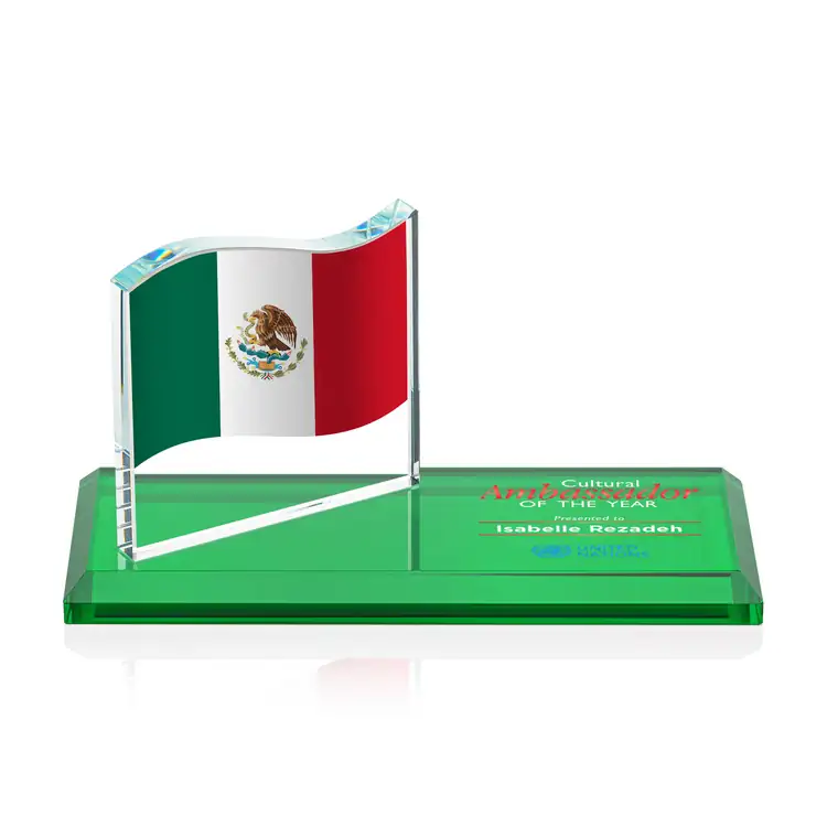 Northam Flag Starfire Crystal Award - Multicolor #5