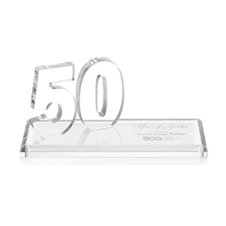 Northam Anniversary Award - Starfire Crystal - Engraved #11