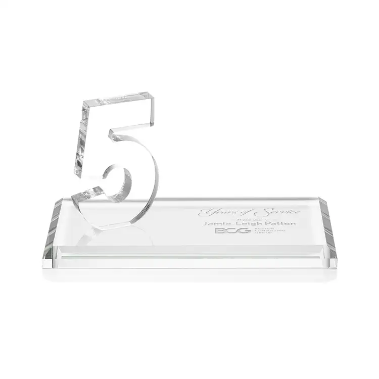 Northam Anniversary Award - Starfire Crystal - Engraved #2