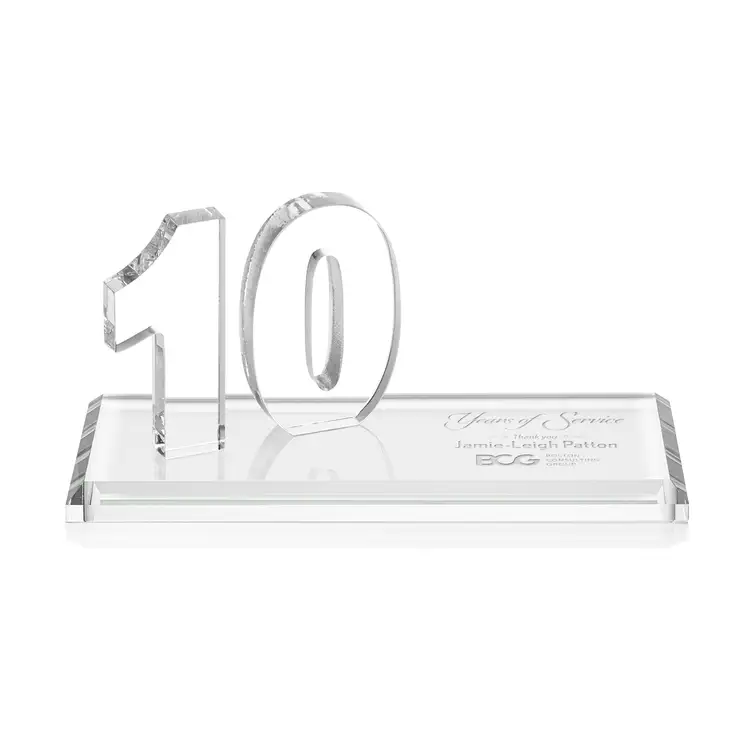 Northam Anniversary Award - Starfire Crystal - Engraved #3