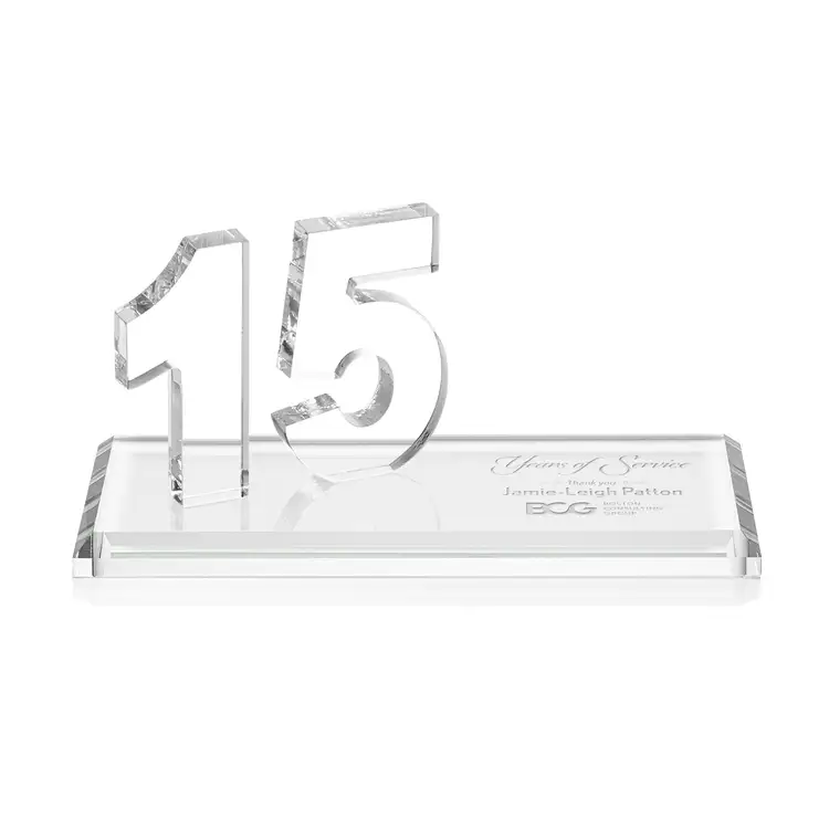 Northam Anniversary Award - Starfire Crystal - Engraved #4