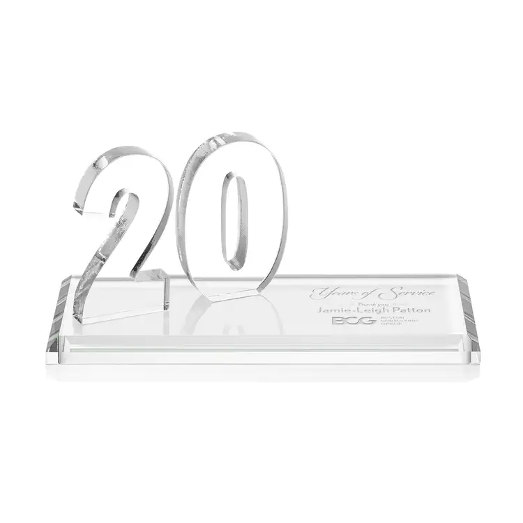 Northam Anniversary Award - Starfire Crystal - Engraved #5