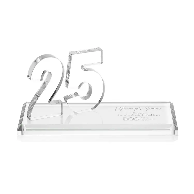 Northam Anniversary Award - Starfire Crystal - Engraved #6