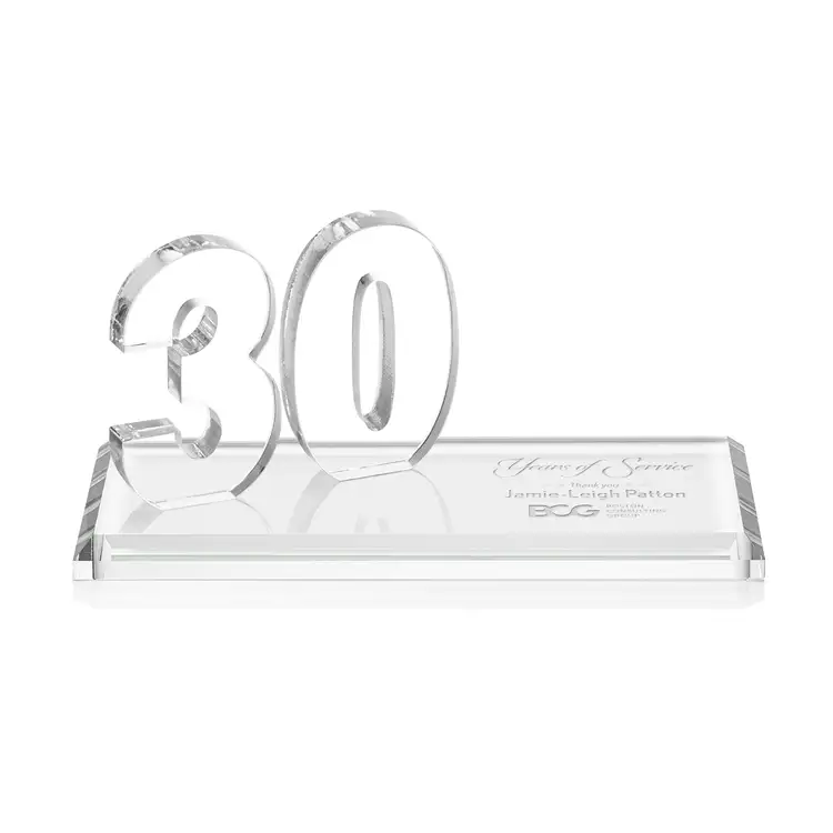 Northam Anniversary Award - Starfire Crystal - Engraved #7
