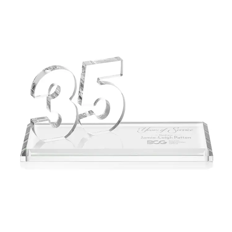 Northam Anniversary Award - Starfire Crystal - Engraved #8