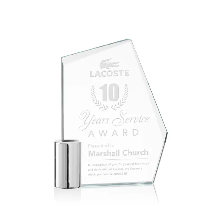 Oklahoma Starfire Crystal Award #2