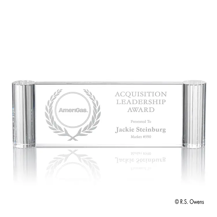 R.S. Owens Opus Optical Crystal Award #5