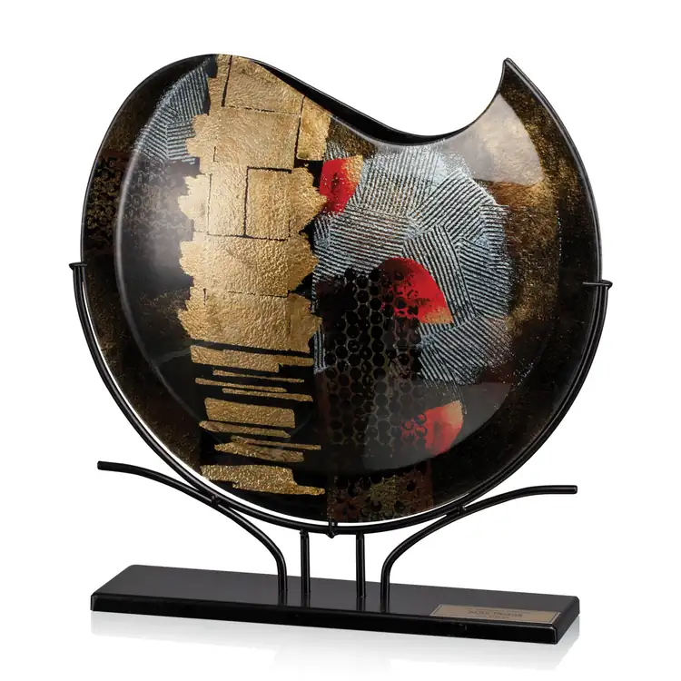 Oxford Art Glass Award - Curved Top