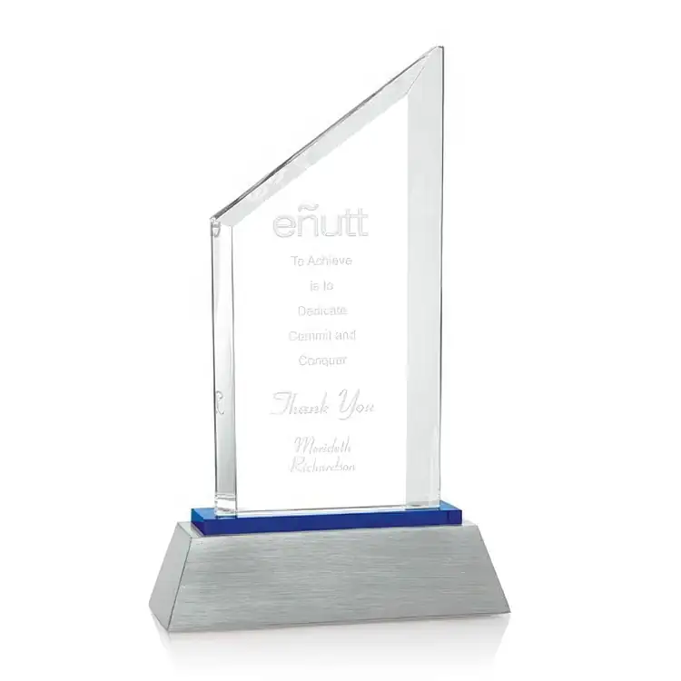 Parker Starfire Crystal Award with Slanted Top