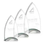 Trophée Patterson en cristal jade - Gravure