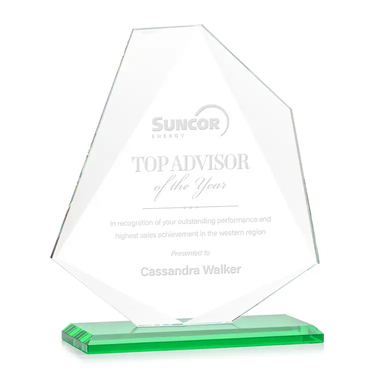 Trophée Picton en cristal Starfire - Gravure #3