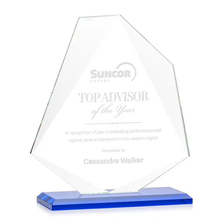 Trophée Picton en cristal Starfire - Gravure #5