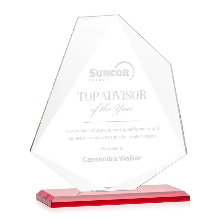 Trophée Picton en cristal Starfire - Gravure #6