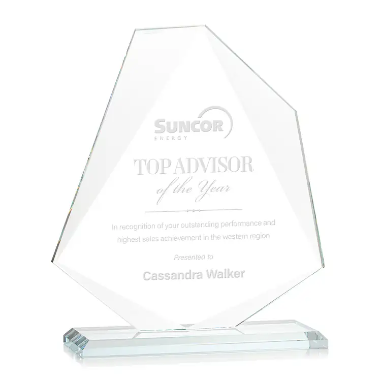 Trophée Picton en cristal Starfire - Gravure #8