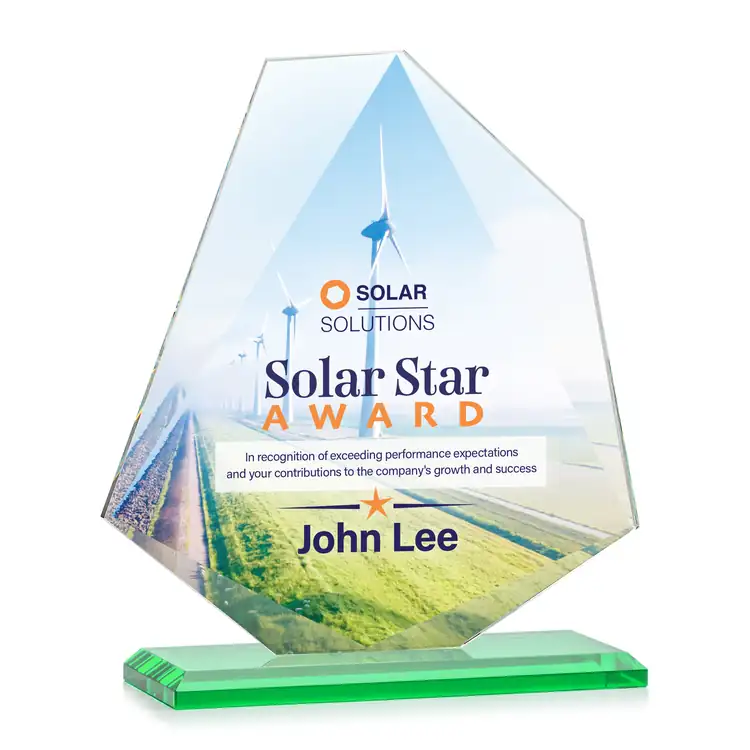 Picton Starfire Crystal Award - Multicolor #3