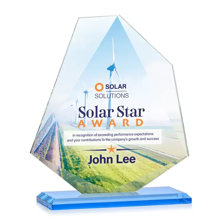 Picton Starfire Crystal Award - Multicolor #9