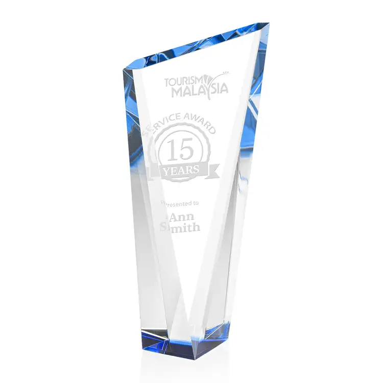 Plymouth Award - Optical Crystal - Engraved #2