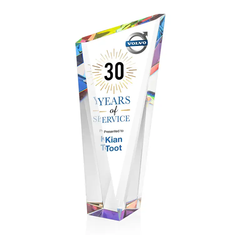Plymouth Award - Optical Crystal - Multicolor #3