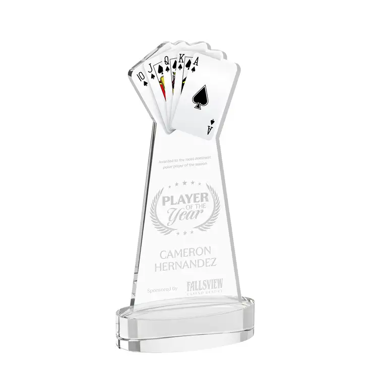 Poker Award on Alberton Base - Deep Etch #11