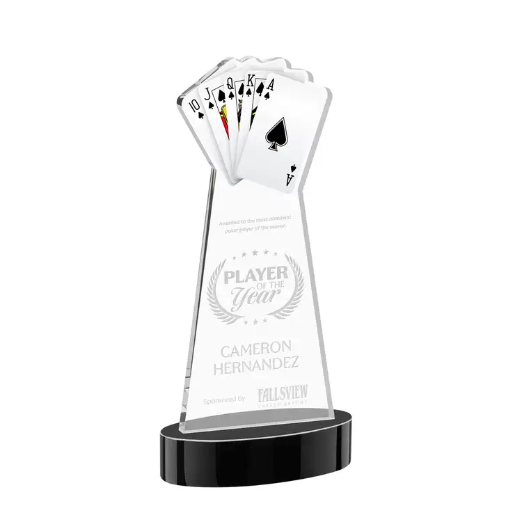 Poker Award on Alberton Base - Deep Etch #14
