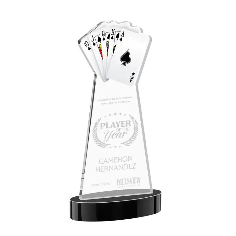 Poker Award on Alberton Base - Deep Etch #15