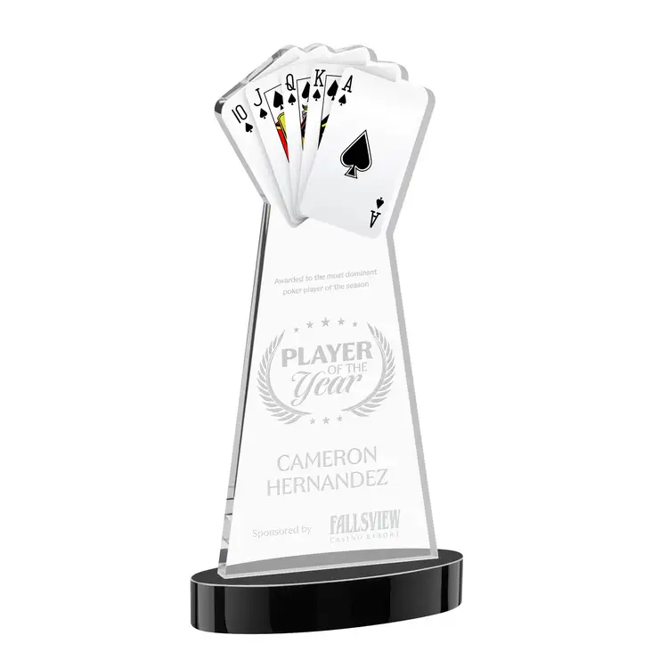 Poker Award on Alberton Base - Deep Etch #16