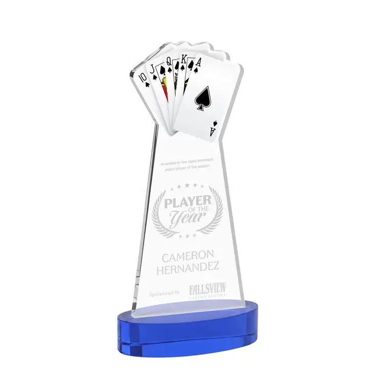 Poker Award on Alberton Base - Deep Etch #17