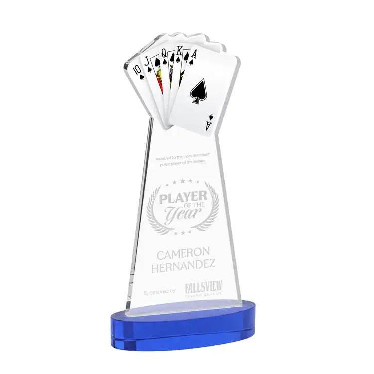 Poker Award on Alberton Base - Deep Etch #18