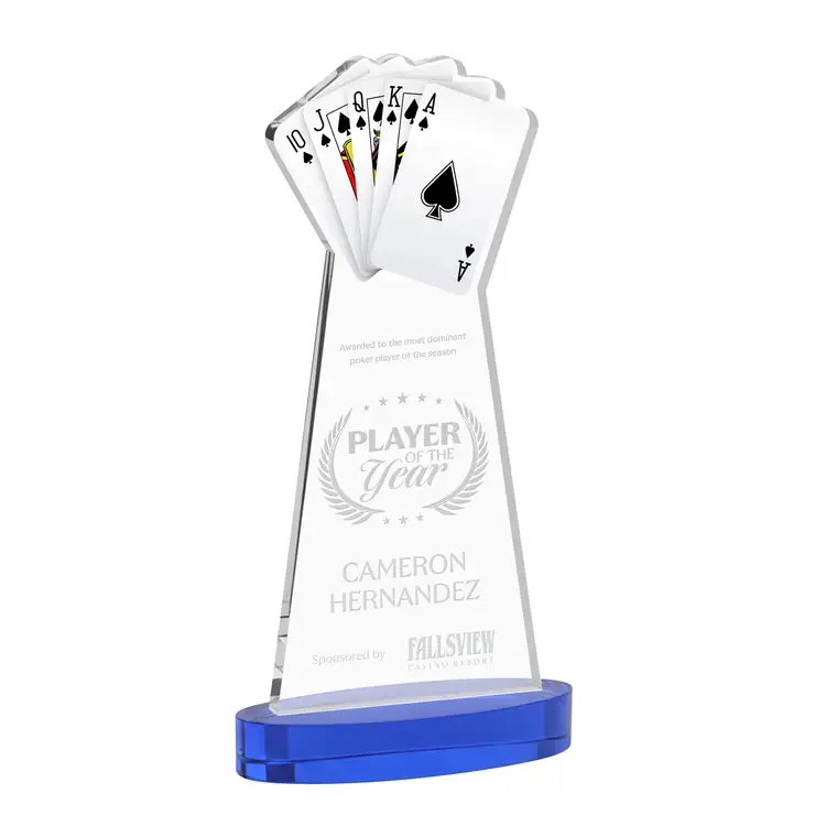 Poker Award on Alberton Base - Deep Etch #19